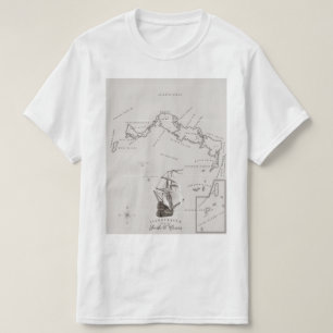 Turks- und Caicos-Karte T-Shirt