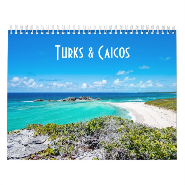 Turks- und Caicos-Mauerkalender Kalender (Titelbild)
