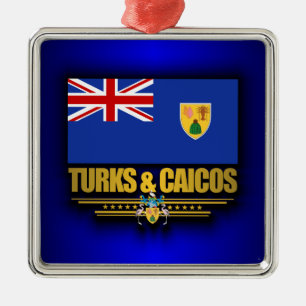 Turks- und Caicos-Preis Ornament Aus Metall
