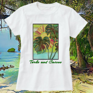 Turks und Caicos tropisches Paradies T-Shirt