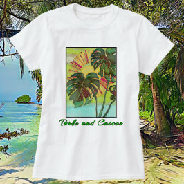 Turks und Caicos tropisches Paradies T-Shirt