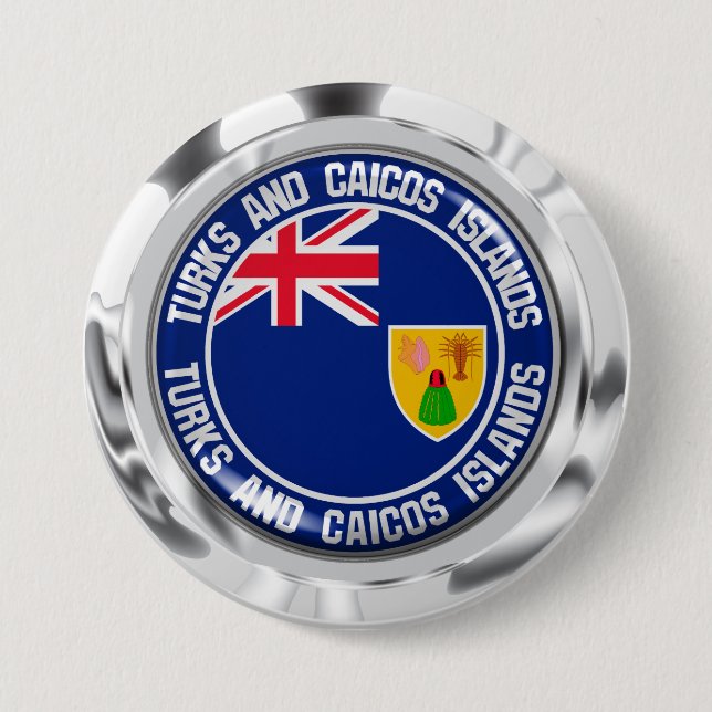 Turks- und Caicosinseln Button (Vorderseite)