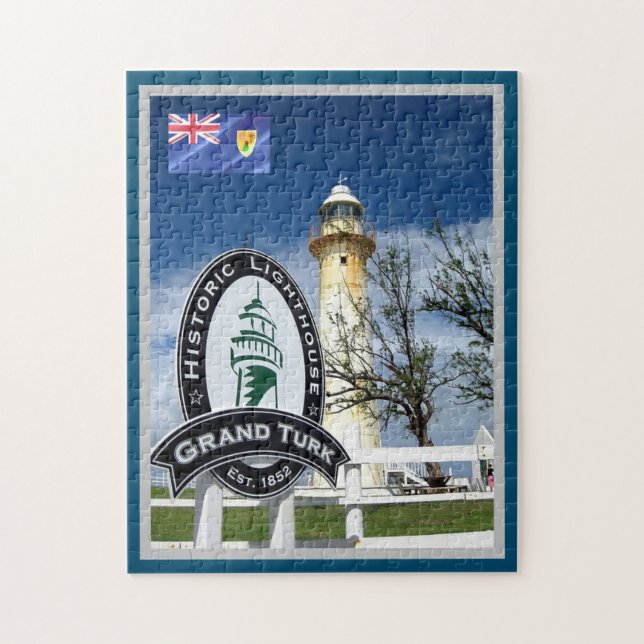 Turks- und Caicosinseln - Gran Turk - Puzzle (Vertikal)