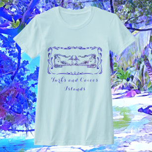 Turks- und Caicosinseln Hübsch Art-Déco-Mermaids T-Shirt