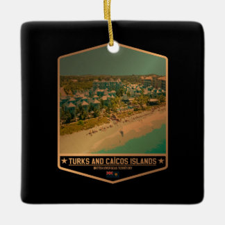 Turks- und Caicosinseln Keramikornament