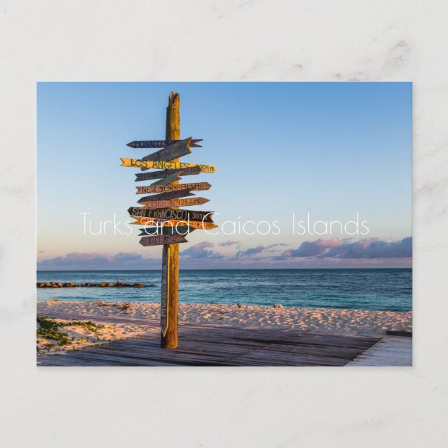 Turks- und Caicosinseln Postkarte (Vorderseite)
