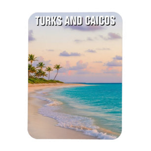 Turks- und Caicosinseln Reise Magnet