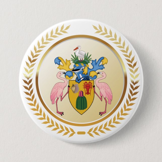 Turks- und Kaicosbekleidung für Waffen Button (Vorderseite)