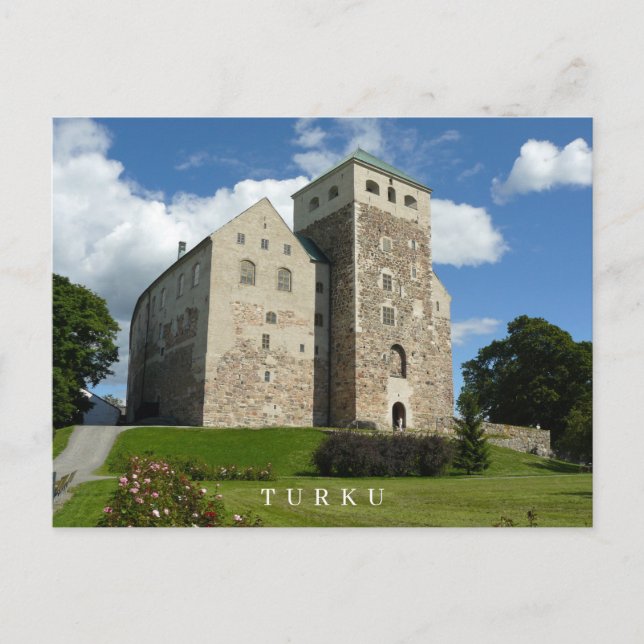 Turku Burgansicht Postkarte (Vorderseite)