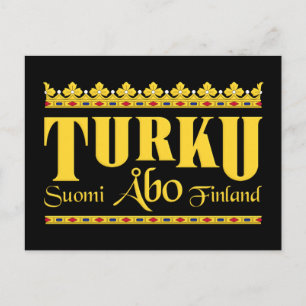 Turku Finnland Postkarte