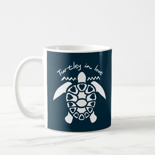 Turley in Liebe - Schildkröte Kaffeetasse (Links)