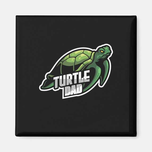 Turlte Lover | Turtle-Vater Magnet (Vorne)