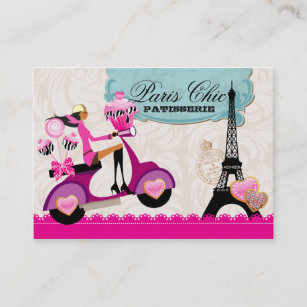 Turm Bäckerei-Kuchen-Kuchen-Pop-Paris Eiffel xox b Visitenkarte
