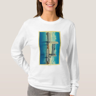 Turm-Brücke erhöht für Sacramento River T-Shirt