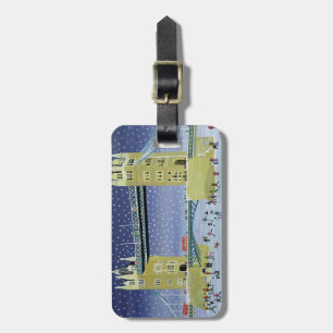 Turm-Brücke: Skaten auf dünnem Eis Gepäckanhänger