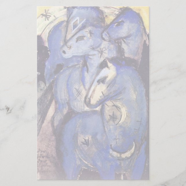 Turm der blauen Pferde durch Marc Franz Briefpapier (Vorderseite)