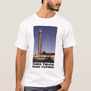 Turm, Fresno-Weiß-T - Shirt