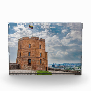 Turm Gediminas in Vilnius, Litauen Fotoblock