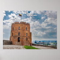 Turm Gediminas in Vilnius, Litauen