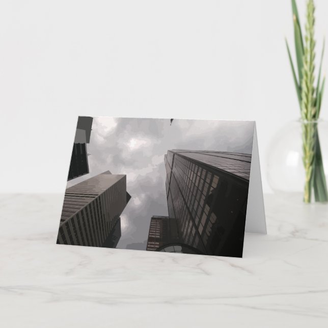 Turm in der Stadt. Karte (Vorderseite)