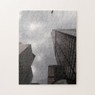 Turm in der Stadt. Puzzle