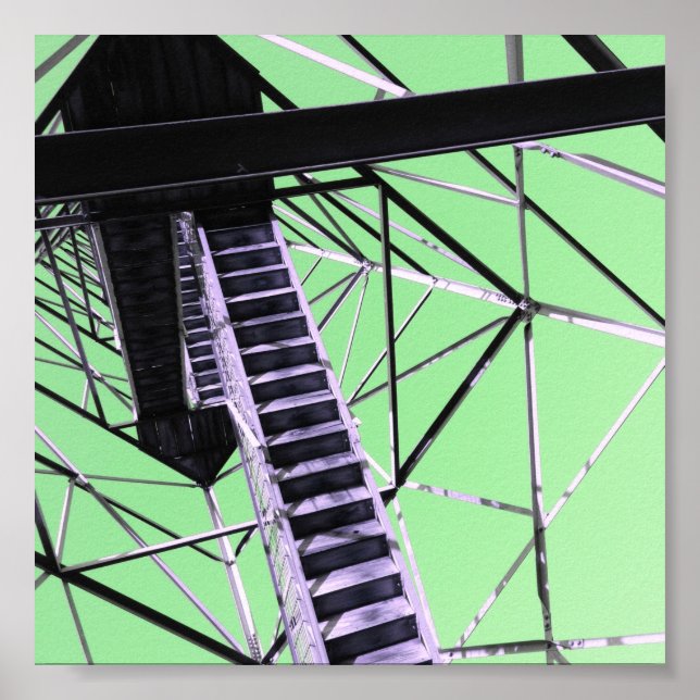 Turm in Eureka-Federn Poster (Vorne)