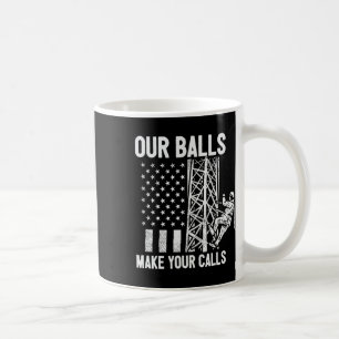 Turm Kletterer Amerikanische USA-Flagge Unsere Eie Kaffeetasse