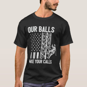 Turm Kletterer Amerikanische USA-Flagge Unsere Mac T-Shirt