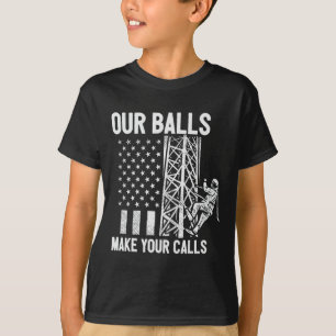 Turm Kletterer Amerikanische USA-Flagge Unsere Mac T-Shirt