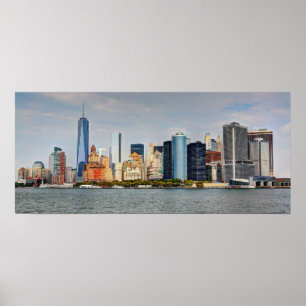 Turm New York City Skyline/W Fredom Poster