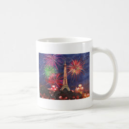 Turm-Stadt Paris Eiffel der Liebe mit Silvester Kaffeetasse