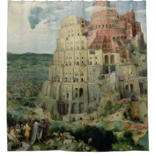 Turm von Babel Duschvorhang