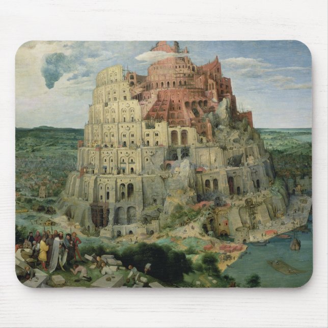 Turm von Babel Mousepad (Vorne)