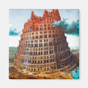 Turm von Babel, Pieter Bruegel der Ältere Magnet