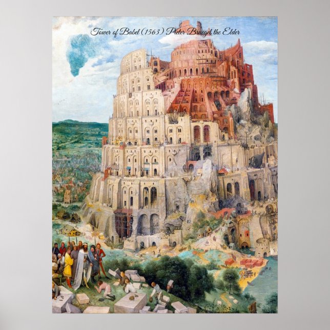Turm von Babel Poster (Vorne)