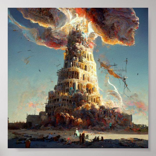 Turm von Babel Poster (Vorne)