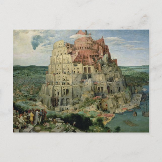 Turm von Babel Postkarte (Vorderseite)