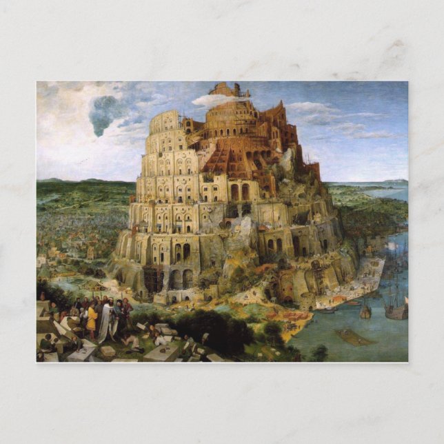 Turm von Babel Postkarte (Vorderseite)