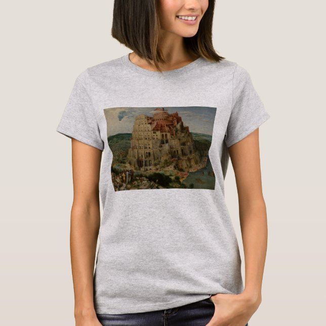 Turm von Babel von Peter Bruegel dem Älteren T-Shirt (Vorderseite)