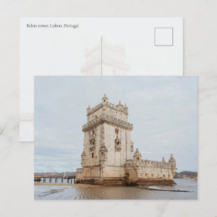 Turm von Belem, Lissabon, Portugal Postkarte