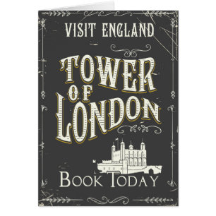Turm von London Vintage Poster