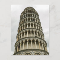 Turm von Pisa  Brautparty-Spiel Postkarte