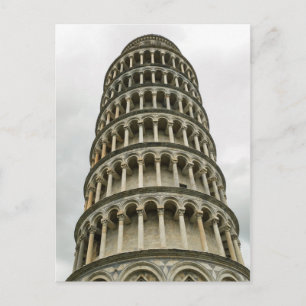 Turm von Pisa  Brautparty-Spiel Postkarte
