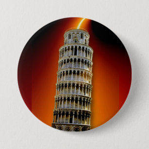 Turm von Pisa Button