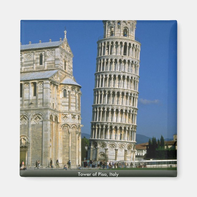 Turm von Pisa, Italien Magnet (Vorne)