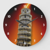 Turm von Pisa-Wanduhr