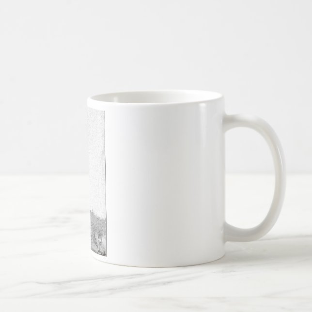 Turm-Zeichnen Paris, Texas Eiffel Kaffeetasse (Rechts)