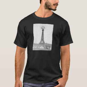Turm-Zeichnen Paris, Texas Eiffel T-Shirt