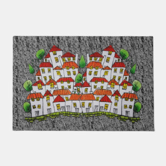 Türmatte (einmalig von Hand gezeichnet)