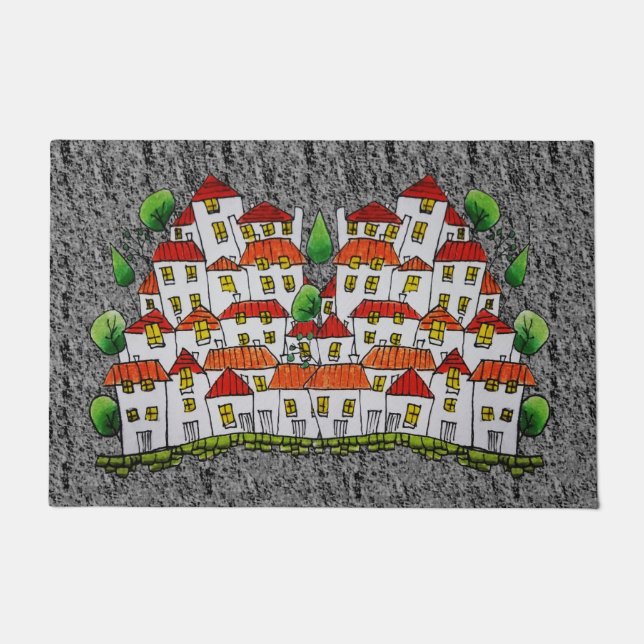 Türmatte (einmalig von Hand gezeichnet) (Vorderseite)